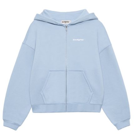 Low Lights Studios Basic Zip Hoodie sky blue