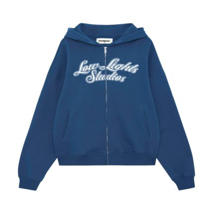 Low Lights Studios Shutter Zip Hoodie navy