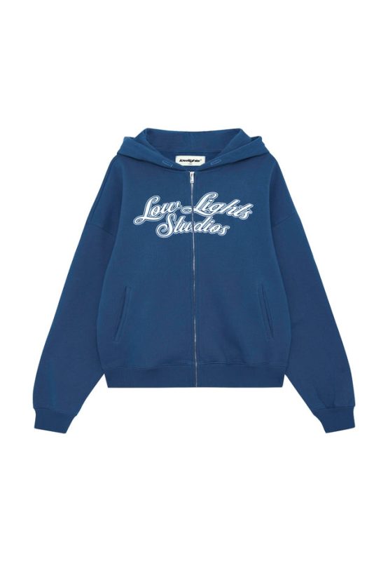 Low Lights Studios Shutter Zip Hoodie navy