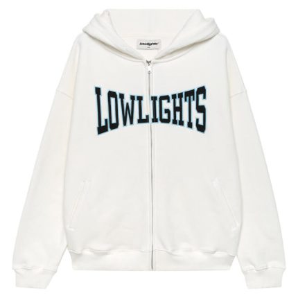 Low Lights Studios Boxer Zip Hoodie ecru