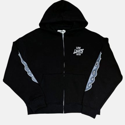 LowLights Nitromethane Zip Hoodie black