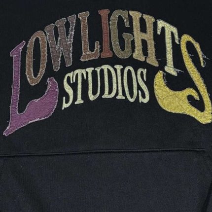 Low Lights Studios Multicolour Studios Hoodie Black