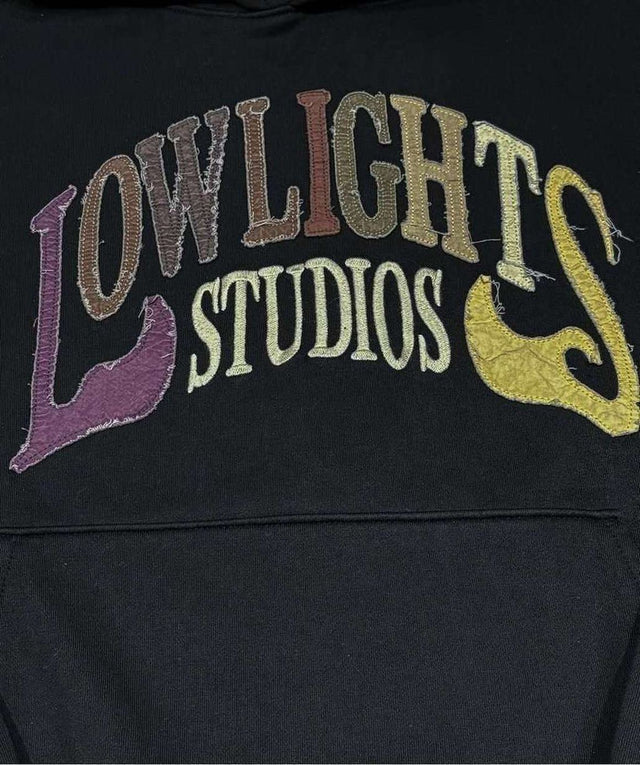 Low Lights Studios Multicolour Studios Hoodie Black