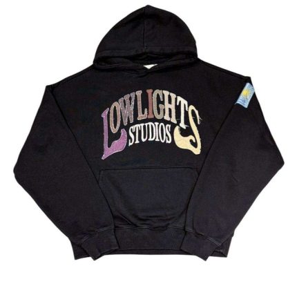 Low Lights Studios Multicolour Studios Hoodie Black