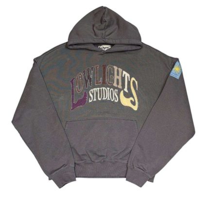 Low Lights Studios Multicolour Studios Hoodie Charcoal