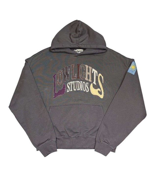 Low Lights Studios Multicolour Studios Hoodie Charcoal