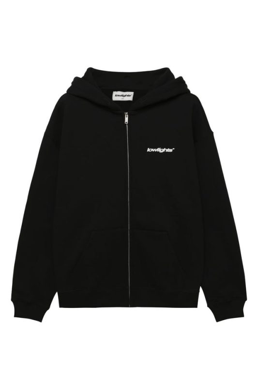 Low Lights Studios Basic Zip Hoodie black