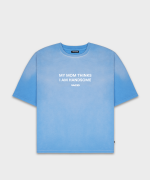 My mom thinks I Am Hondsome T-Shirt Washed Blue