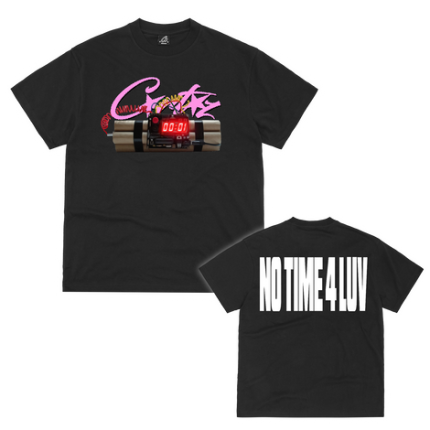 NO TIME 4 LUV TEE BLACK