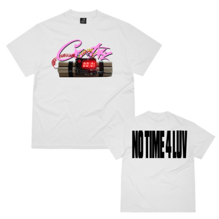 NO TIME 4 LUV TEE White