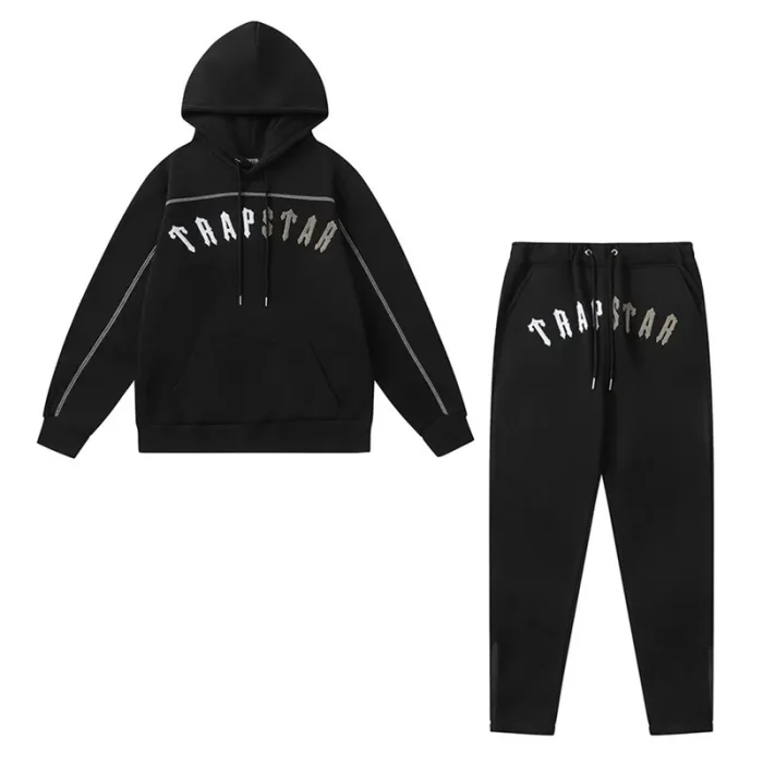 TRAPSTAR BLACK CAMOUFLAGE TRACKSUIT