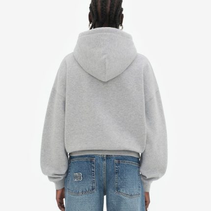 PATRICE HOODED ZIP JACKET GRAY